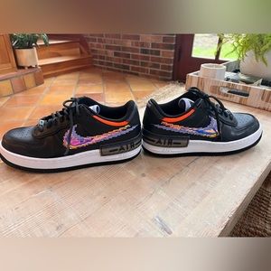Nike Shadow SE Air Force 1 Pixel Swoosh shoes